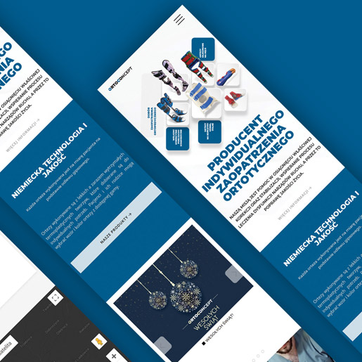 Strony internetowe, projektowanie graficzne